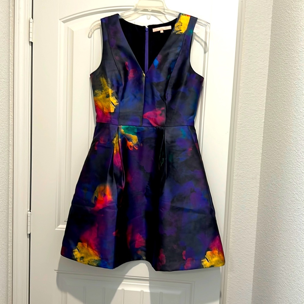 Hutch knee-length watercolor paint dress. Size 12. Great condition; rarely worn.